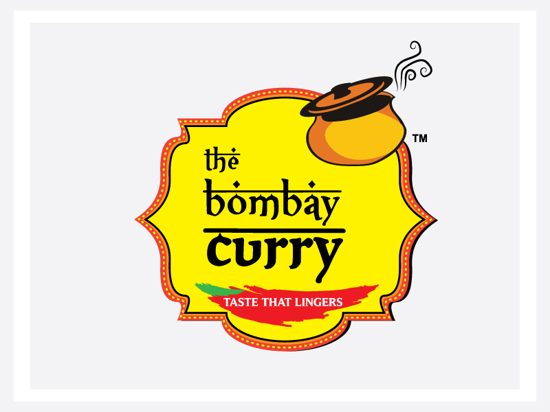 Logo designed for The Bombay Curry - Take away and Delivery Kitchen at Khar Mumbai