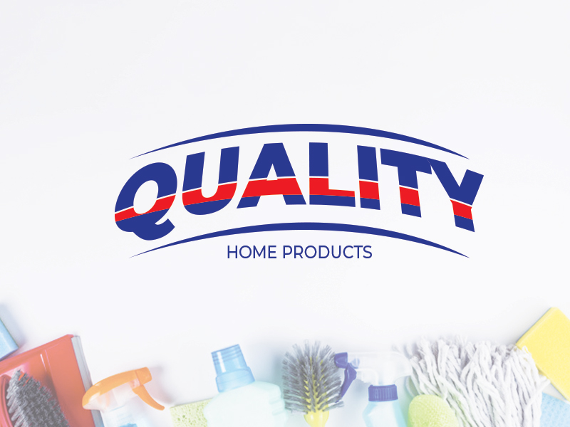 Designed logo for Quality home products based at Mazgaon, Mumbai dealing with home care cleaning solutions products and liquids